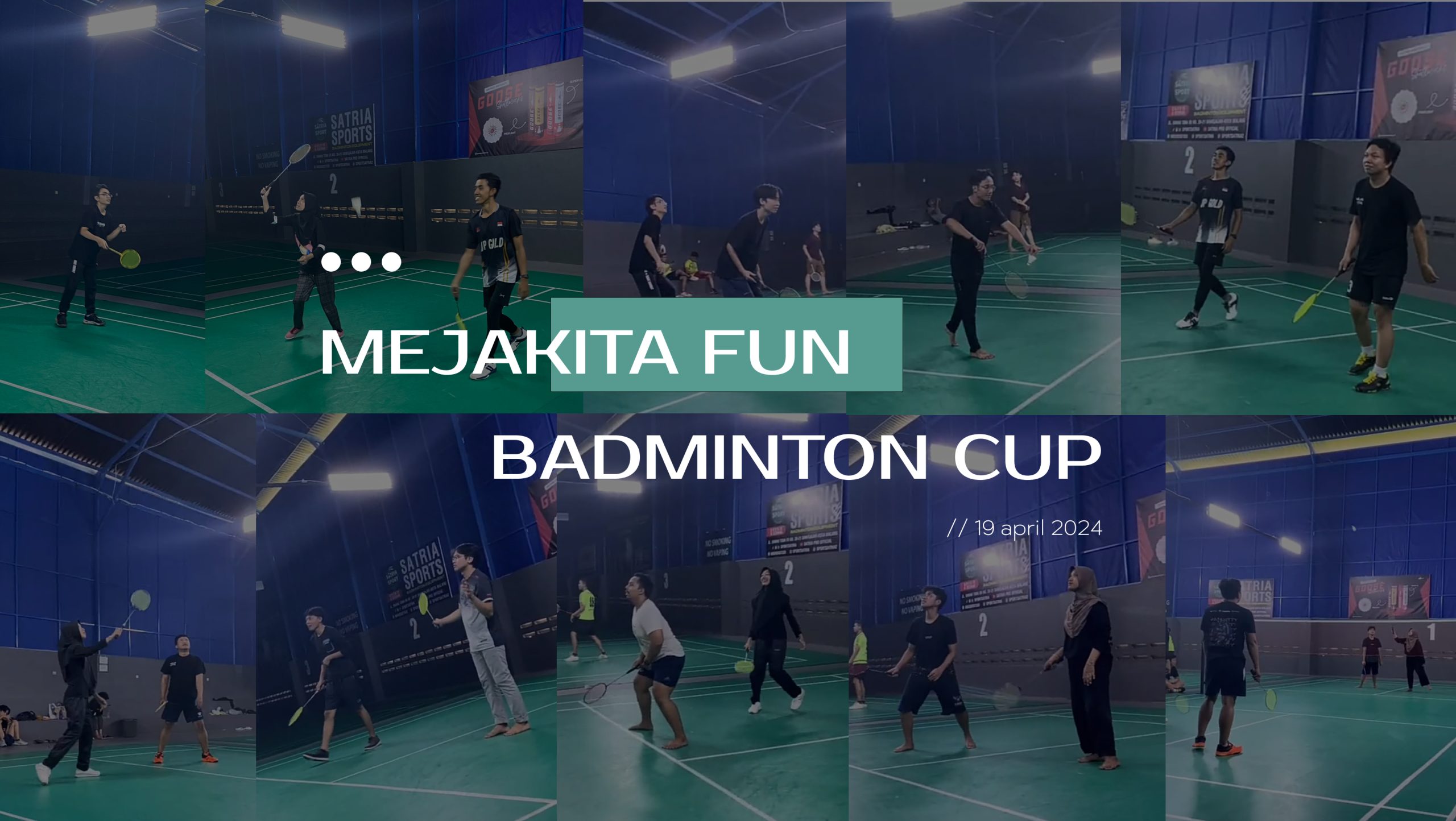 Badminton Cup Memperingati Anniversary MejaKita ke-8th